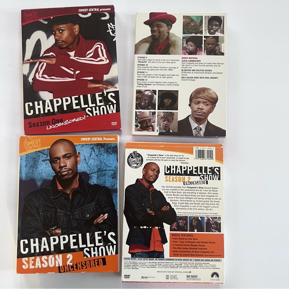 Chappelle's Show Season 1 & 2 DVD Dave Chappelle Comedy Central